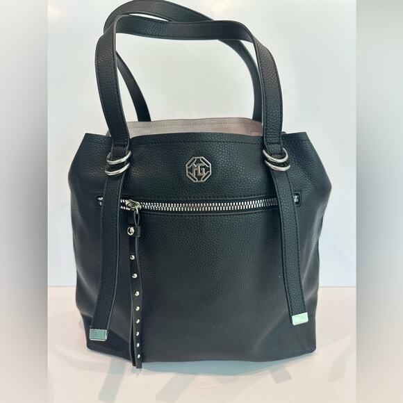 Marina Galanti Handbags - MARINA GALANTI BLACK CROSSBODY TOTE HANDBAG NWOT